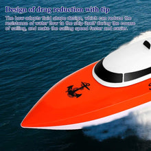 Load image into Gallery viewer, RC Remote Control Boats for Lake/Pool/Pond, 2.4 GHz High Speed Mini Outdoor Adventure Electric RC Racing Boat-Orange
