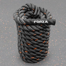 Load image into Gallery viewer, FORZA 30ft, 40ft and 50ft Battle Rope – 1.5ft &amp; 2-inch-Thick, Premium Quality Weighted Gym Rope for Fitness, Strength Training, Crossfit and More (30ft, 1.5 inch)
