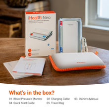 Load image into Gallery viewer, iHealth Neo Wireless Blood Pressure Monitor, Upper Arm Cuff, Bluetooth Blood Pressure Machine, Ultra-Thin &amp; Portable
