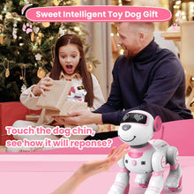 Load image into Gallery viewer, Robot Dog for Kids Age 7-8 Robot Toys Interactive Remote Control Dog Follow &amp; Touch Function Robo Dog Pets Robotic Puppy
