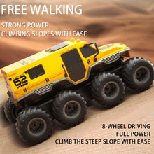 Load image into Gallery viewer, Amphibious RC Truck 1: 12 8WD, 2.4G Off Road Waterproof Large Remote Control Car for Boys, All Terrain RC Car Toys-Black
