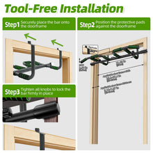 Load image into Gallery viewer, VBSD Upgrade Pull Up Bar for Doorway With Ergonomic Grip
