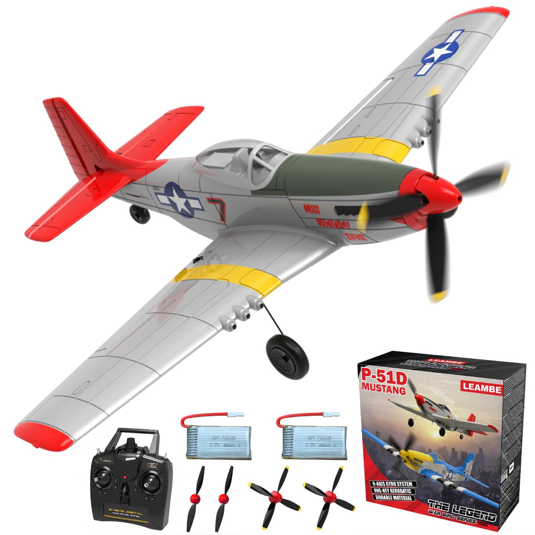 Remote Control Aircraft Plane, RC Plane with 3 Modes for Easy U-Turns and Control for Adults & Kids