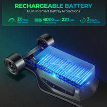 Load image into Gallery viewer, Electric Skateboards Glow in The Dark, 1200W Powerful Motor, 28MPH Top Speed, 4/6AH Battery, 16/28Miles Max Range
