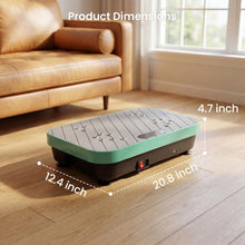 Load image into Gallery viewer, Vibration Plate Exercise Machine: TISSCARE Vibrating Plates for Weight Loss and Lymphatic Drainage, 400lbs Shake Plate Whole Body Workout Platform for Home Fitness Fat Burner Gifts（Green）
