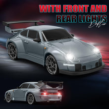 Load image into Gallery viewer, RC Drift Car, 1:24 Remote Control Car for Kids, 20KM/H 4WD High Speed RC Cars with LED Lights, Two Batteries, Extra Drifting Tires
