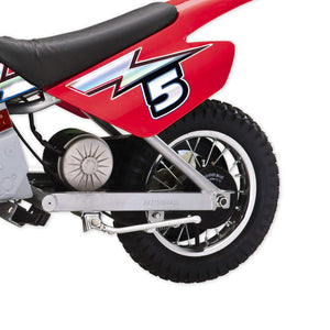 MX350 Kid & Teen Dirt Rocket Ride On High-Torque Electric Motocross Motorcycle Dirt Bike, Speeds up to 14 MPH, Red (2 Pack)