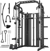 Load image into Gallery viewer, DONOW Smith Machine with Weight Stacks, Multi Function Home Gym System
