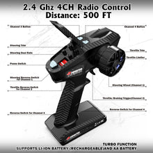 Load image into Gallery viewer, Fast Brushless RC Cars for Adults, Max 75mph Hobby Electric On-Road RTR with 9KG Metal Servo, Cyan
