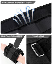 Load image into Gallery viewer, Adjustable Ankle Weights 1-5 LBS Pair with Removable Weight for Jogging, Gymnastics- Black
