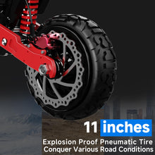 Load image into Gallery viewer, Electric Scooter, 55mph Adult Scooters, 6000W Dual Motor Folding E-Scooter Detachable Seat,70 Miles Long Range &amp; 60V38AH Lithium Battery, 11" Tires
