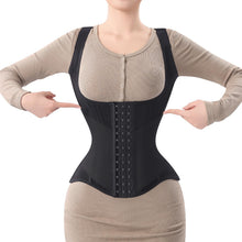 Load image into Gallery viewer, MISTHIN Waist Trainer for Women Corset Shapewear Tummy Control Vest  (Black, Large)
