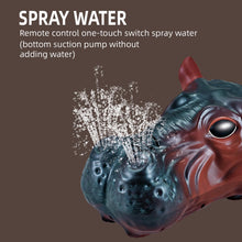 Load image into Gallery viewer, RC Boat for Kids, Hippo Remote Control Boat for Lake River &amp; Pool, 2.4GHz Simulation Hippopotamus Head Electric Boat Spoof Toy
