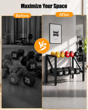 Load image into Gallery viewer, FHXZH 2-Tier Dumbbell Rack Stand Only - Small Weight Rack for Home Gym
