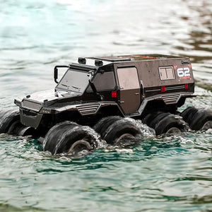 Amphibious Remote Control Car 1: 12 8WD, RC Monster Truck Toys, 2.4G RC Rock Crawler Off Road RC Car Toys