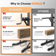 Load image into Gallery viewer, DONIUZ Power Tower Pull Up Bar and Dip Station, Multi-Function Home Gym
