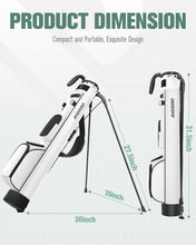 Load image into Gallery viewer, RIOROO Golf Stand Bag, Lightweight Par 3 Golf Bag Holds Up to 7 Clubs with Two Way Dividers Cooler Pocket Shoulder Strap and Multiple Storage Pockets for Men and Women
