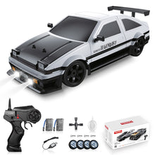 Load image into Gallery viewer, 2.4GHz 1:16 Scale 4WD High Speed Remote Control Cars Vehicle with LED Lights Two Batteries and Drifting Tires
