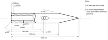 Load image into Gallery viewer, KUFA Sports Fishing Hand Gaff Landing Hook and Harpoon (Harpoon Detached Head Only)
