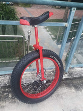 Load image into Gallery viewer, Adults Unicycle for Tall People/Big Kids/Mom/Dad, 20/24 Inch Wheel Unicycle with Alloy Rim Extra Thick Tire, Load 150kg/330Lbs (Size : 24inch)
