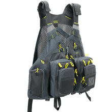 Load image into Gallery viewer, Gonex Fly Fishing Vest for Men Women, Trout, Adjustable Size, 18 Pockets
