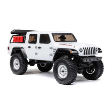 Load image into Gallery viewer, RC Truck SCX24 Jeep Gladiator 4 Wheel Drive Rock Crawler Brushed RTR Nothing Needed to Complete Ready-to-Run White
