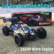 Load image into Gallery viewer, 1/8 Nitro RC Truck For Adult 90KM/H 4WD Nitro Gas Powered RC Car 94970 26CXP Engine Fast Speed Remote Control Truck (Green)
