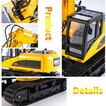 Load image into Gallery viewer, 3 in 1 Remote Control Excavator Toy 1/14 Scale RC Excavator, 16 Channel Upgrade Full Functional Construction Vehicles
