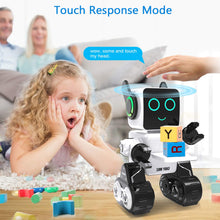 Load image into Gallery viewer, Robot Toy for Kids, Remote Control and Intelligent Programming RC Robot, Music, Dancing, Talk, Play with Kids (White)

