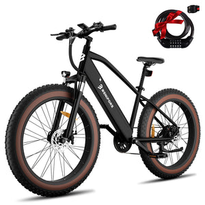 Electric Bike for Adult 1400W Peak, 48V 720WH Removable Battery, 72 Miles 28 MPH, 26" Fat Tire Electric Mountain Bike