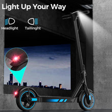 Load image into Gallery viewer, Electric Scooter Adults, Up to 25 Mph and 22 Miles Range, 500W Motor E-Scooter with 10&quot; tire, Foldable Escooter (Blue)
