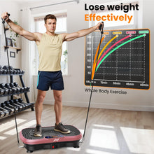 Load image into Gallery viewer, AXV Vibration Plate Fitness Platform Exercise Machine Vibrating Shaking Full Body Shaker Workout Vibrate Stand Shake Board Sport for Weight Loss Fat Burner for Gym Home Office

