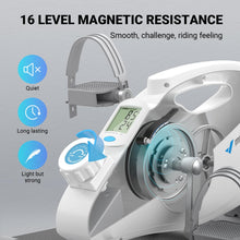 Load image into Gallery viewer, Under Desk Bike Pedal Exerciser - White &amp; Blue
