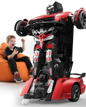 Load image into Gallery viewer, 1:14 Scale 2-in-1 Robot Toy with Gesture Sensing &amp; V997 120 Min Playtime All Terrain Monster Truck
