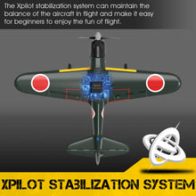 Load image into Gallery viewer, Romote Control Airplane Zero Fighter, 4 Channel RTF RC Plane with 6-Axis Gyro, WW2 Warbird
