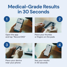 Load image into Gallery viewer, KardiaMobile Card Credit-Card Sized EKG, Medical-Grade &amp; FDA-Cleared Personal Heart Monitor
