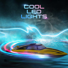 Load image into Gallery viewer, RC Boat - R208 20+ MPH Fast Remote Control Boat for Pool &amp; Lake, 2.4GHz RC Boats for Adults &amp; Kids, Summer Water Toy
