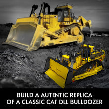 Load image into Gallery viewer, Bulldozer, App-Controlled 2.4G RC Bulldozer Truck Construction Vehicle Toys with Engines, DIY Engineering Model Sets for Adults/14+(1508 Pieces)
