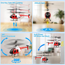 Load image into Gallery viewer, RC Helicopter for Kids with Auto Hover Function, Ease to Fly Remote Control Helicopter with Dual-Prop Stabilized
