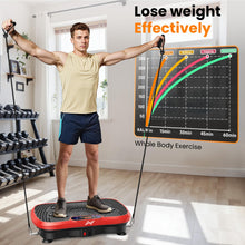 Load image into Gallery viewer, AXV Vibration Plate Fitness Platform Exercise Machine Vibrating Shaking Full Body Shaker Workout Vibrate Stand Shake Board Sport for Weight Loss Fat Burner for Gym Home Office
