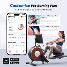 Load image into Gallery viewer, MERACH Rowing Machine Manual-Adjust (HD Screen)
