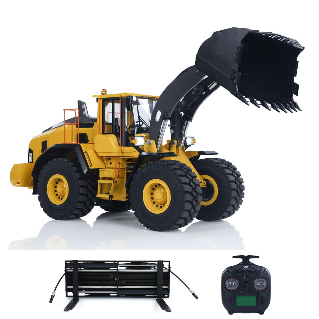 1/14 RC Hydraulic Loader E260L Metal Remote Control Construction Vehicles ST8 Radio Lock Differential Axle