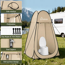 Load image into Gallery viewer, WolfWise Pop Up Shower Tent for Camping Essentials, Compact &amp; Lightweight
