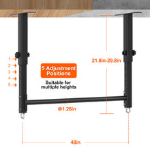 Load image into Gallery viewer, HWOOUSA 48" Ceiling Mount Pull Up Bar - Black
