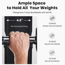 Load image into Gallery viewer, LIONSCOOL Premium Steel Dumbbell Rack Only, with Side Racks  (Large, 700 LBS)
