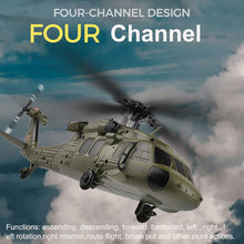 Load image into Gallery viewer, Remote Controlled Helicopter Aircraft Plane 2.4Ghz 4CH RC Helicopter Heli Aileronless 6-Axis Gyroscope Altitude Hovering 3-Batteries
