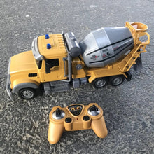 Load image into Gallery viewer, RC Cement Mixer Toy Truck for Boys - 6 Channel Remote Control Construction Toys with 2 Rechargeable Batteries
