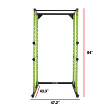 Load image into Gallery viewer, CAP Barbell Full Cage Power Rack, 7-Foot, Green
