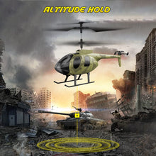 Load image into Gallery viewer, Remote Control Helicopter for Kids, Camouflage RC Helicopter, 2.4GHz Radio Controlled Airplane with Gyro 3 Channel Indoor Toy

