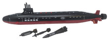 Load image into Gallery viewer, 16.5 Inch Toy Black Submarine with Sound Effects and Torpedo
